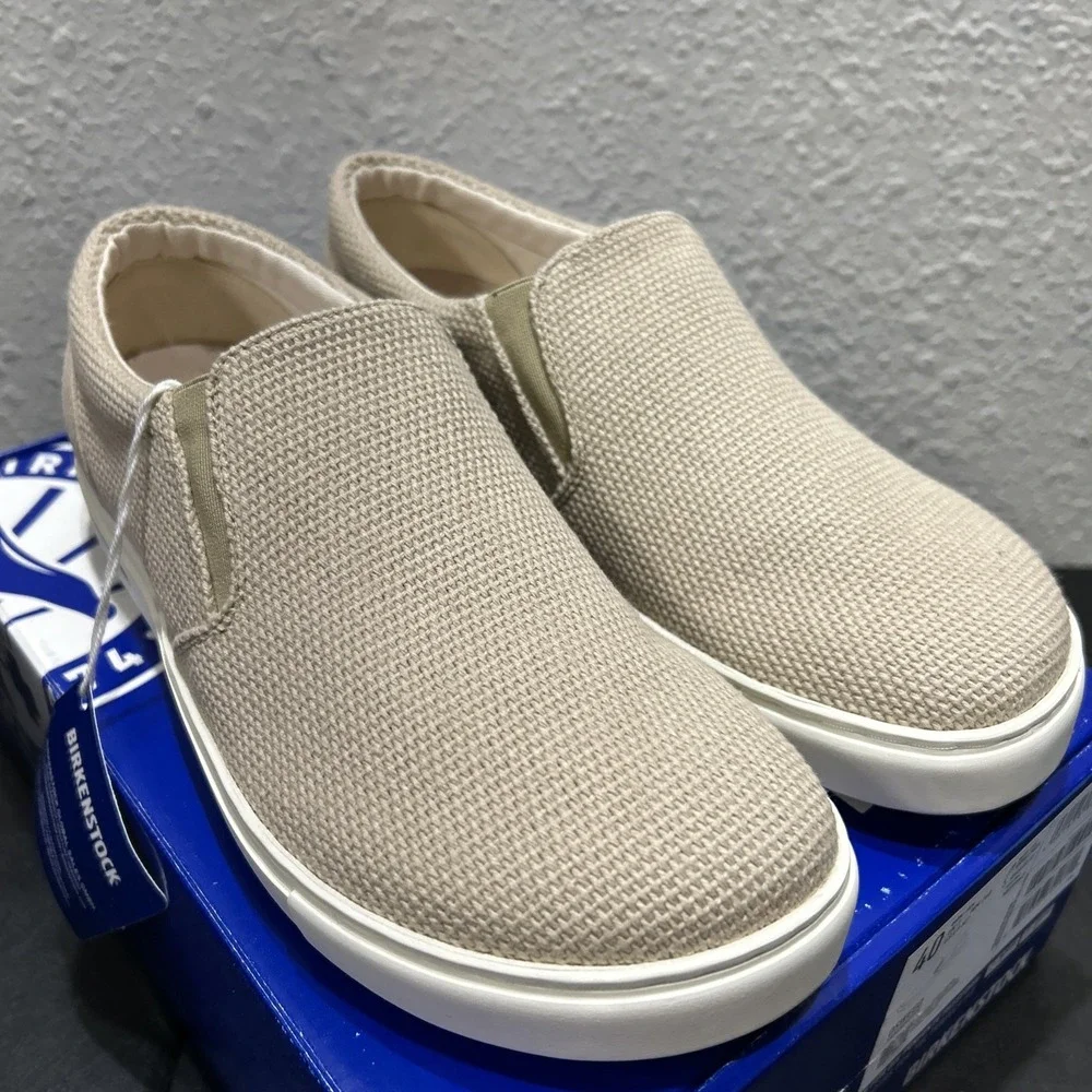 Birkenstock Oswego Textile Suede Sandcastle EU 40 US L9 M7 Womens Mens